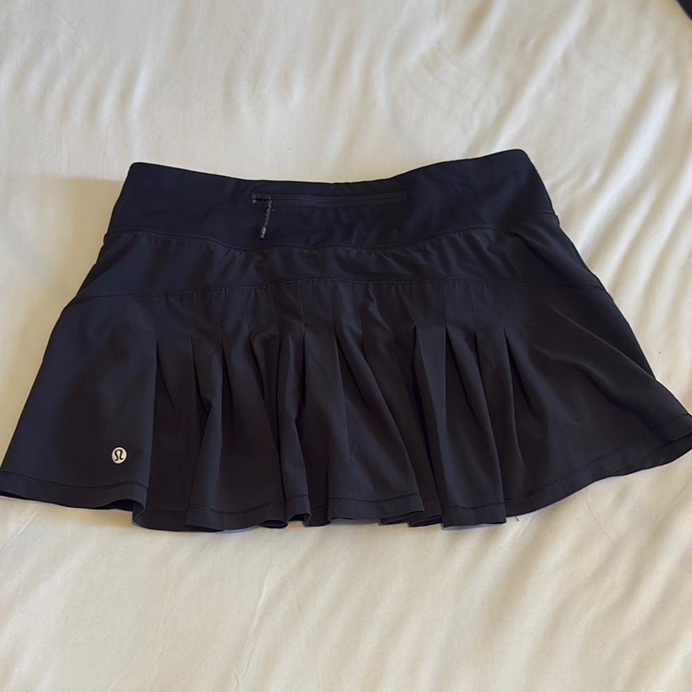 lululemon athletica Black Skater Mini Skirt